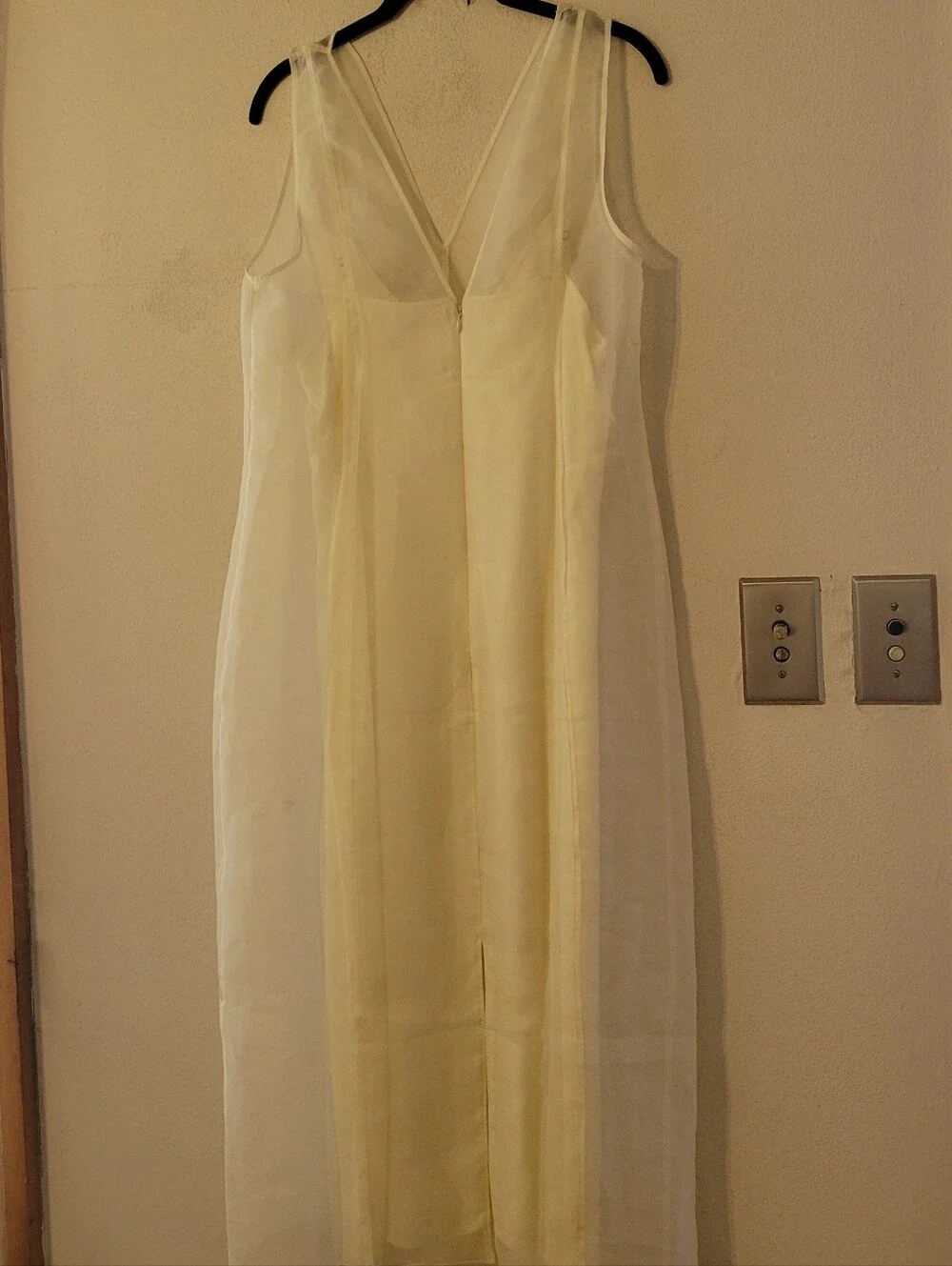 J. Crew Collection Layered Organza Shift Dress - Ivory